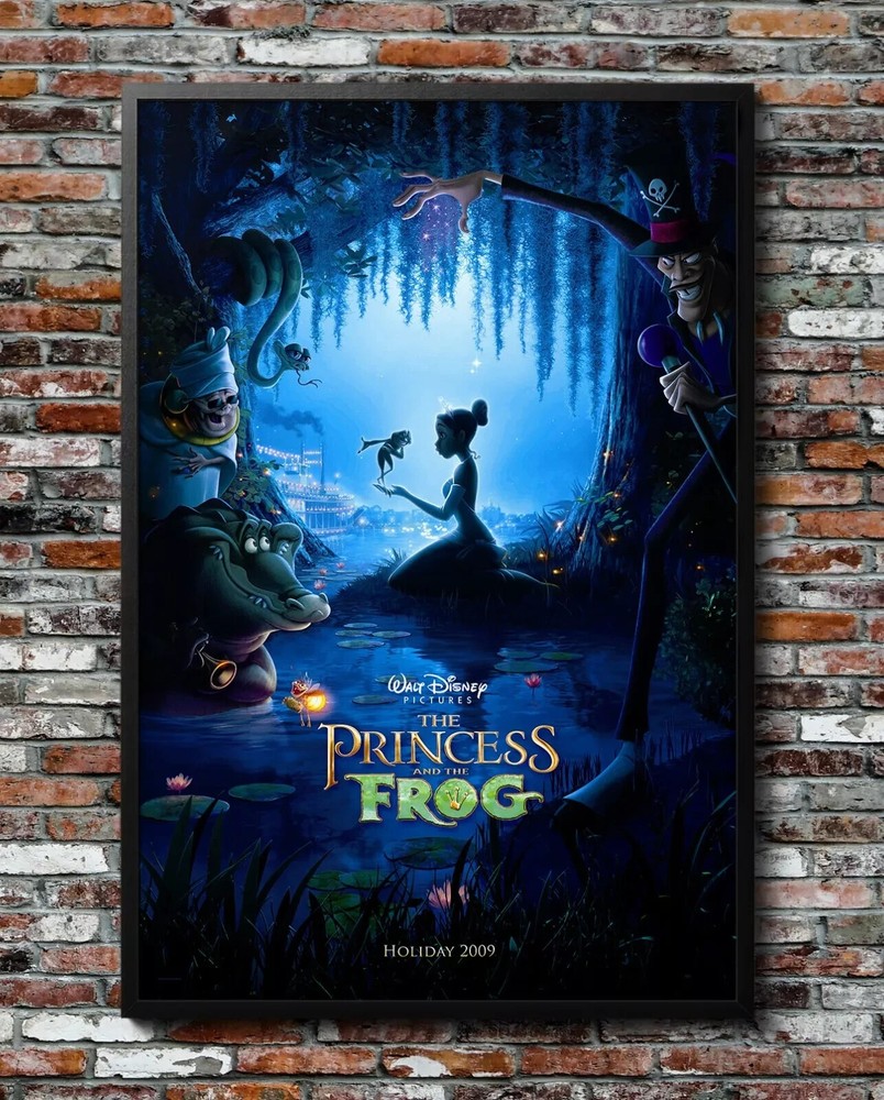 The Princess and the Frog 2009 Glossy Movie Poster Unframed
