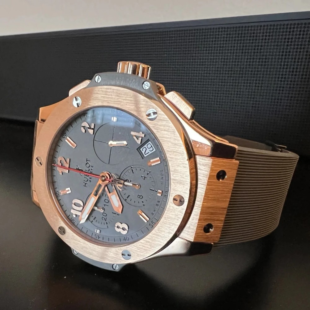 Rubber Strap for Hublot Big Bang Brown 26mm Waterproof Watch Band + Clasp