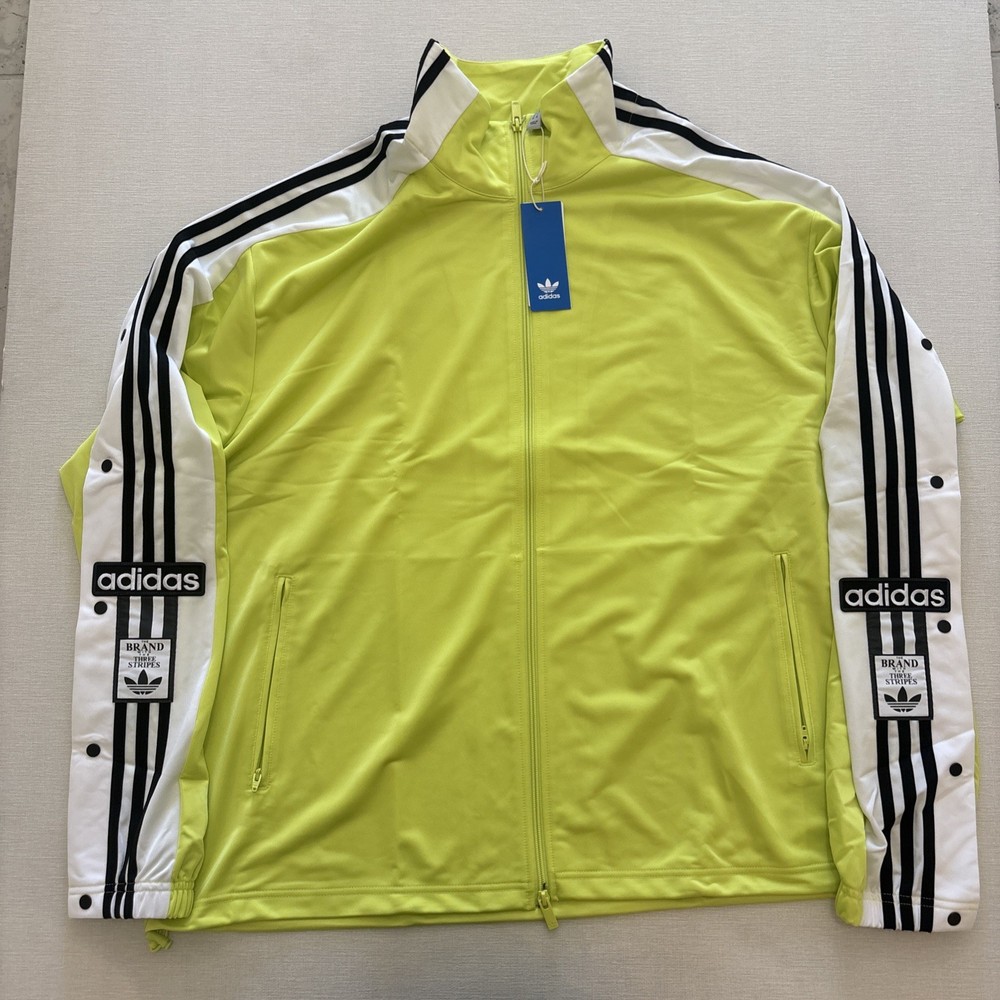 Adidas Originals Adilenium Megabreak Track Jacket Mens XL Yellow JN0811 New With Tags
