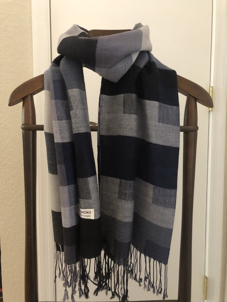 Women's Multicolor Pashmina Scarf-Stole 70% Cashmere 30% Silk 73x28 Inches