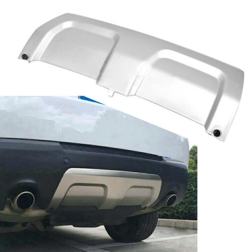 Siver Rear Bumper Skid Plate Trim For Land Rover Range Rover Sport 2014-2017 16