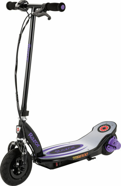 Razor E100 Power Core Electric Scooter for Kids in Purple
