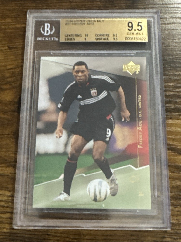 2004 Upper Deck MLS FREDDY ADU #37 Rookie RC / Graded BGS 9.5 Gem Mint