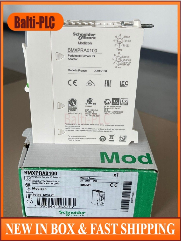 In Stock New BMXPRA0100 Peripheral Remote I/O Adapter Module