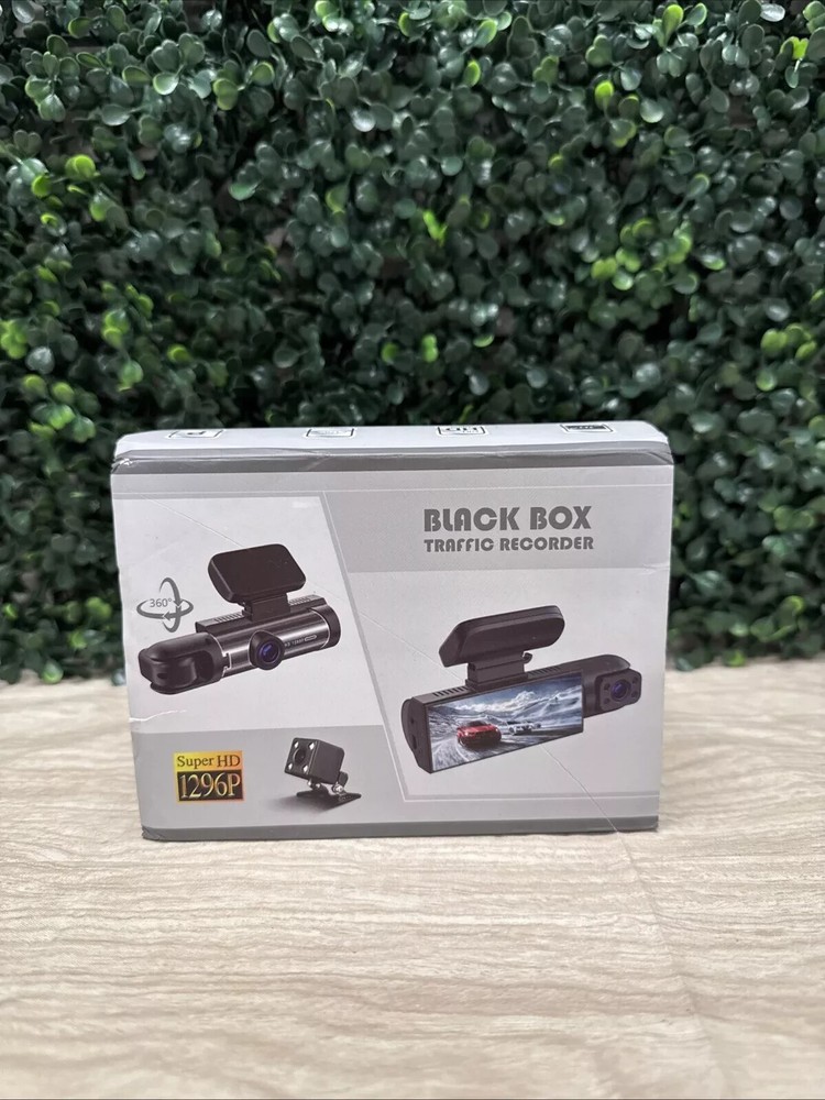 Black Box Dash Cam with Super HD 1296P Traffic Recording