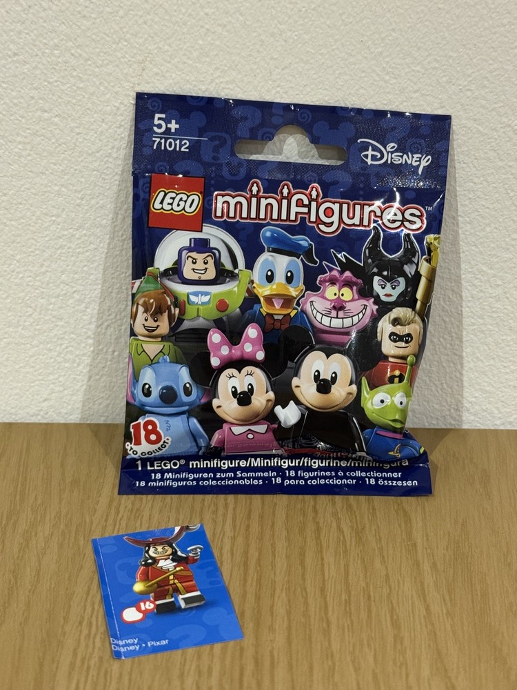 [Rare&Retire]Lego Disney Series 1 Minifigures 71012 Captain Hook  New & Resealed