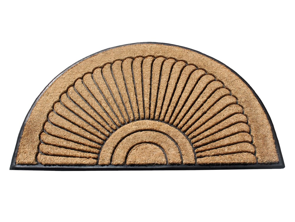 A1HC Natural Coir Rubber Door Mat 30x48 Thick Durable Indoor Outdoor Doormat