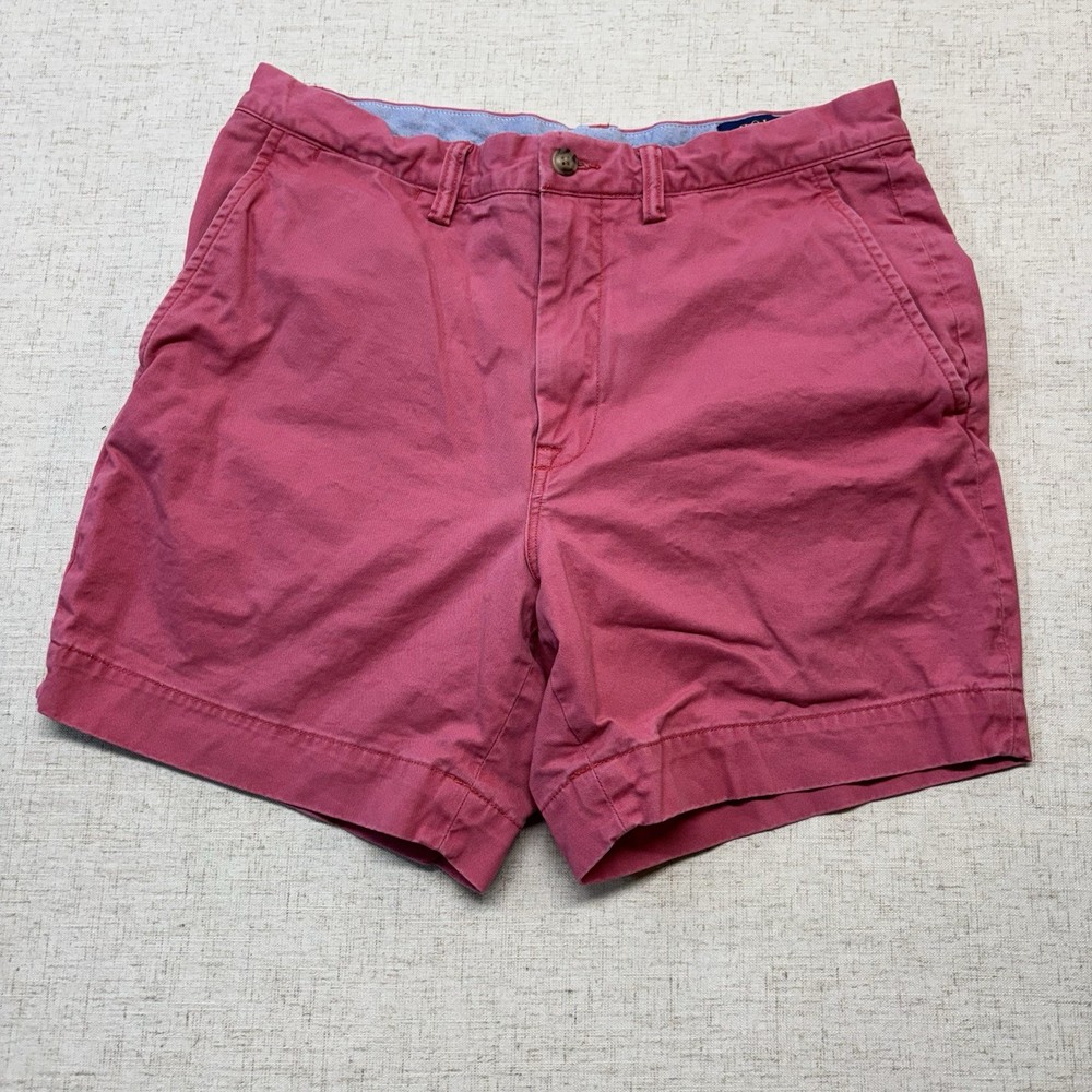 Polo Ralph Lauren Men’s Chino Shorts Size 30 Pink Stretch Classic Fit