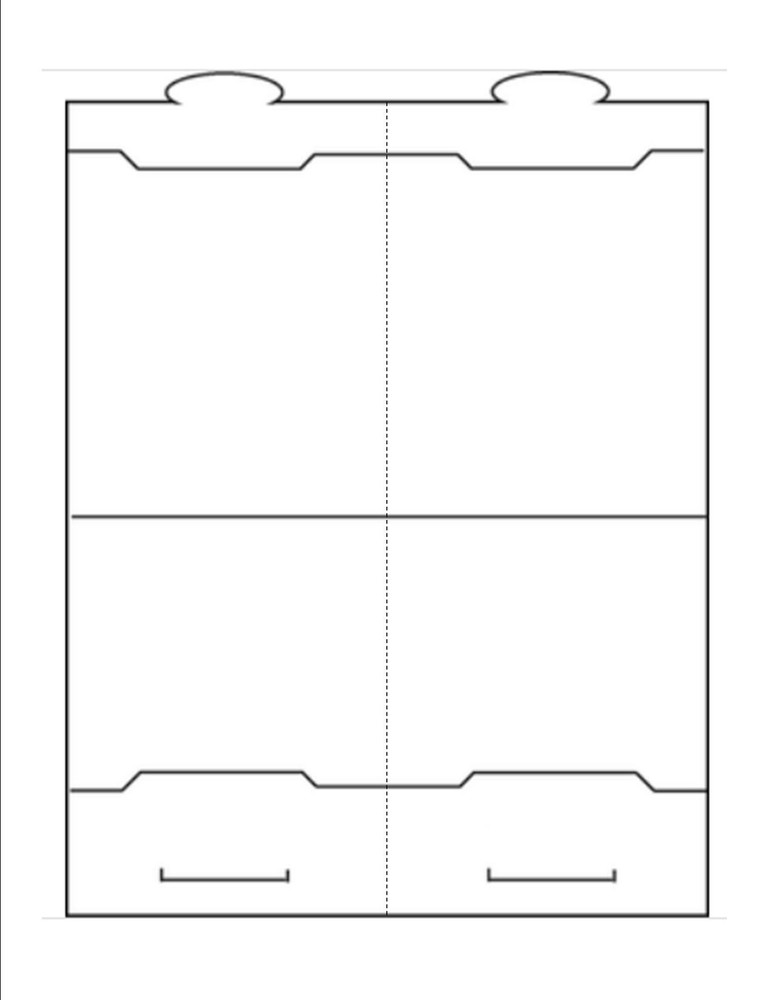 Tri-Fold Table Tent 3.75x4.25 Inch 2-Up on 8.5x11 White 100 Sheets