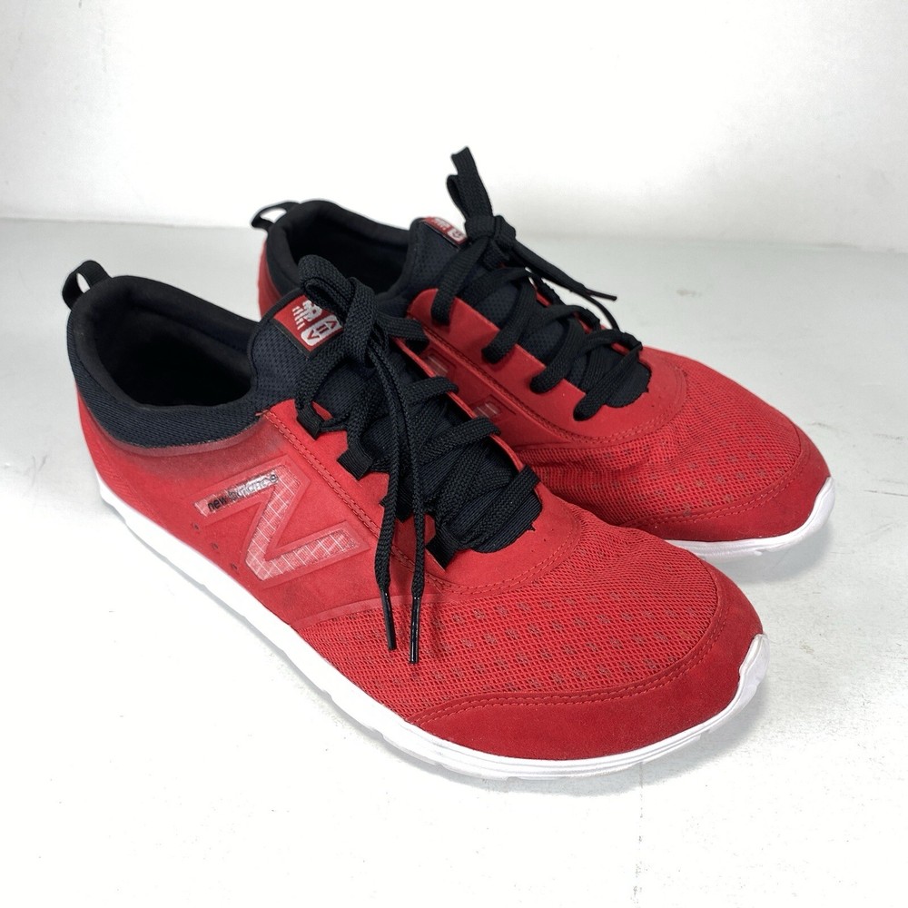 New Balance Shoes Mens 11 Running Training Red Black MW735WT Gym Active Sneakers