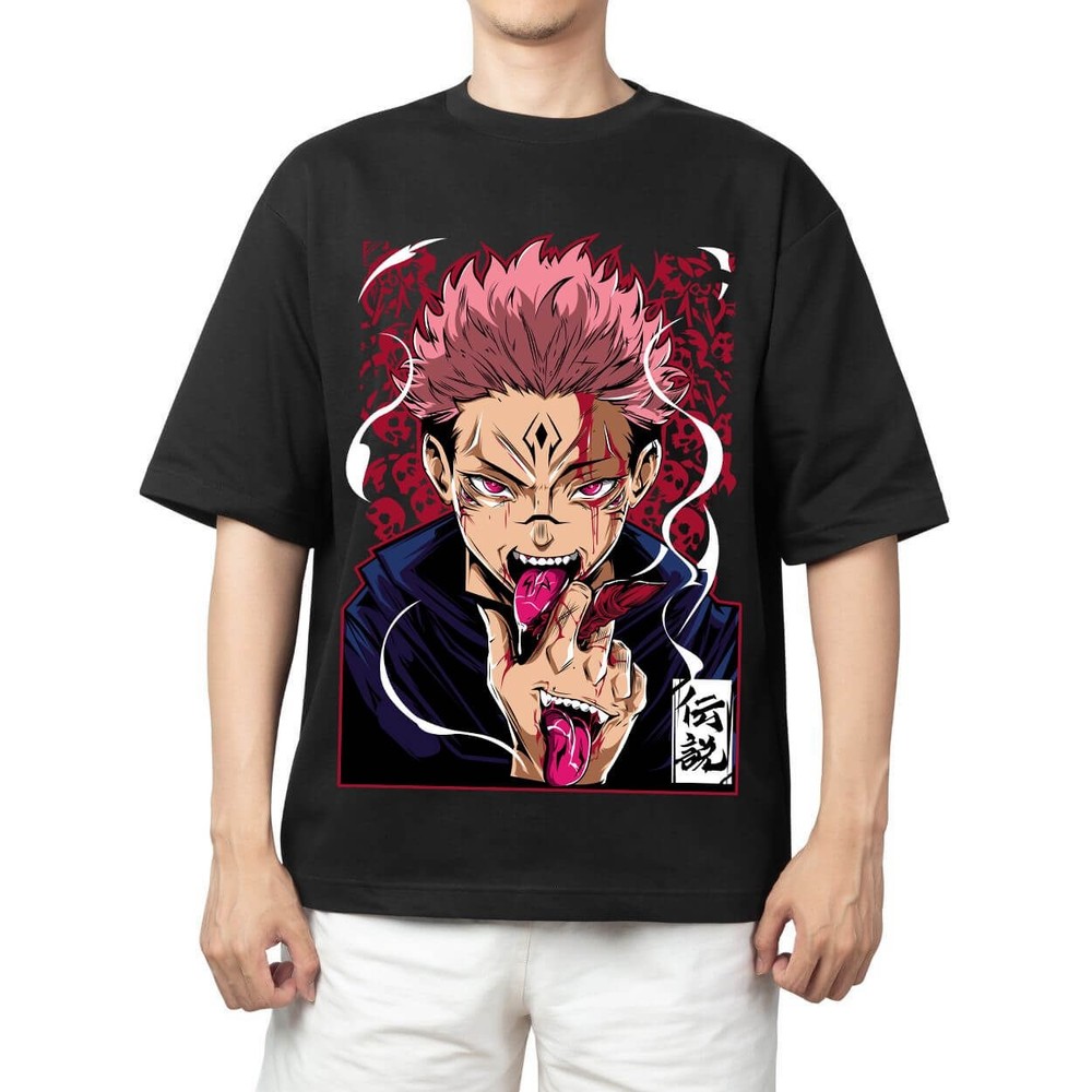 Anime Jujutsu Kaisen Sukuna S7 T Shirt Size S - 5Xl Gift For Friends