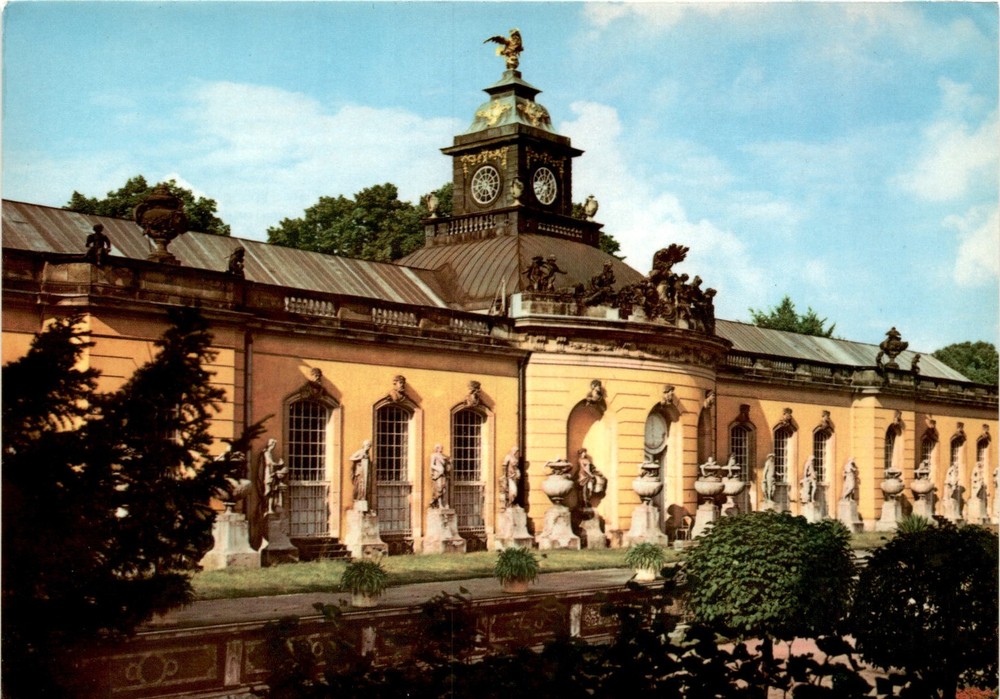 Potsdam-Sanssouci, Bildergalerie, Klaus Beyer, Weimar Postcard
