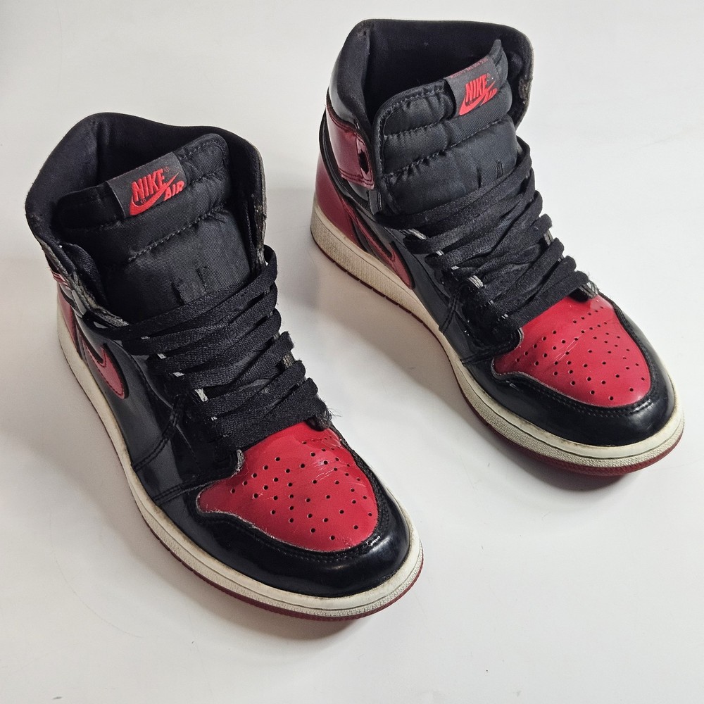Nike Air Jordan 1 Retro OG High Patent Bred Men’s Size 8.5....555088-063