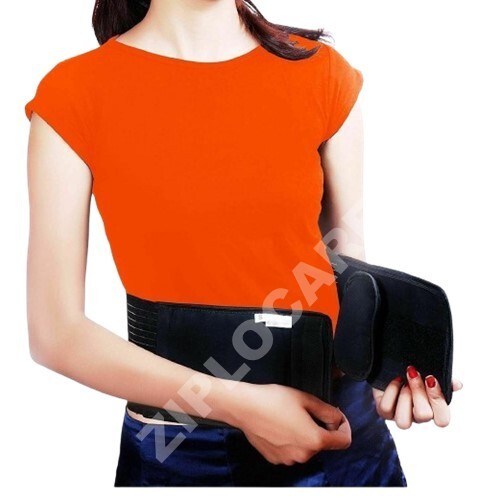 Umbilical Hernia Support Belt Belly Button Brace with Foam Pressure Pad Abdomen