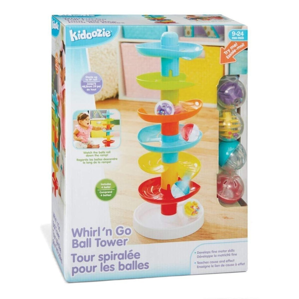 Kidoozie Ball Drop Toddler Toy Learning Developmental Activity Tower