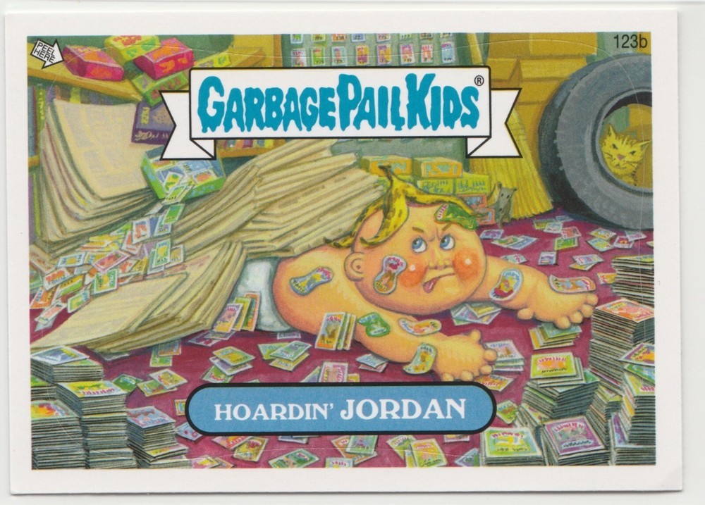 Hoardin' Jordan #123b Garbage Pail Kids GPK 2013 Series 2 BNS2 Brand New
