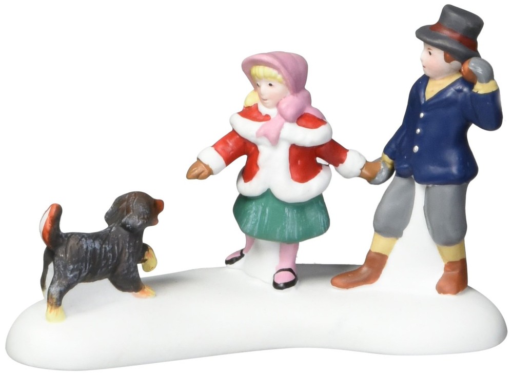 Dickens Village Puppy Playtime Accessory Figurine
