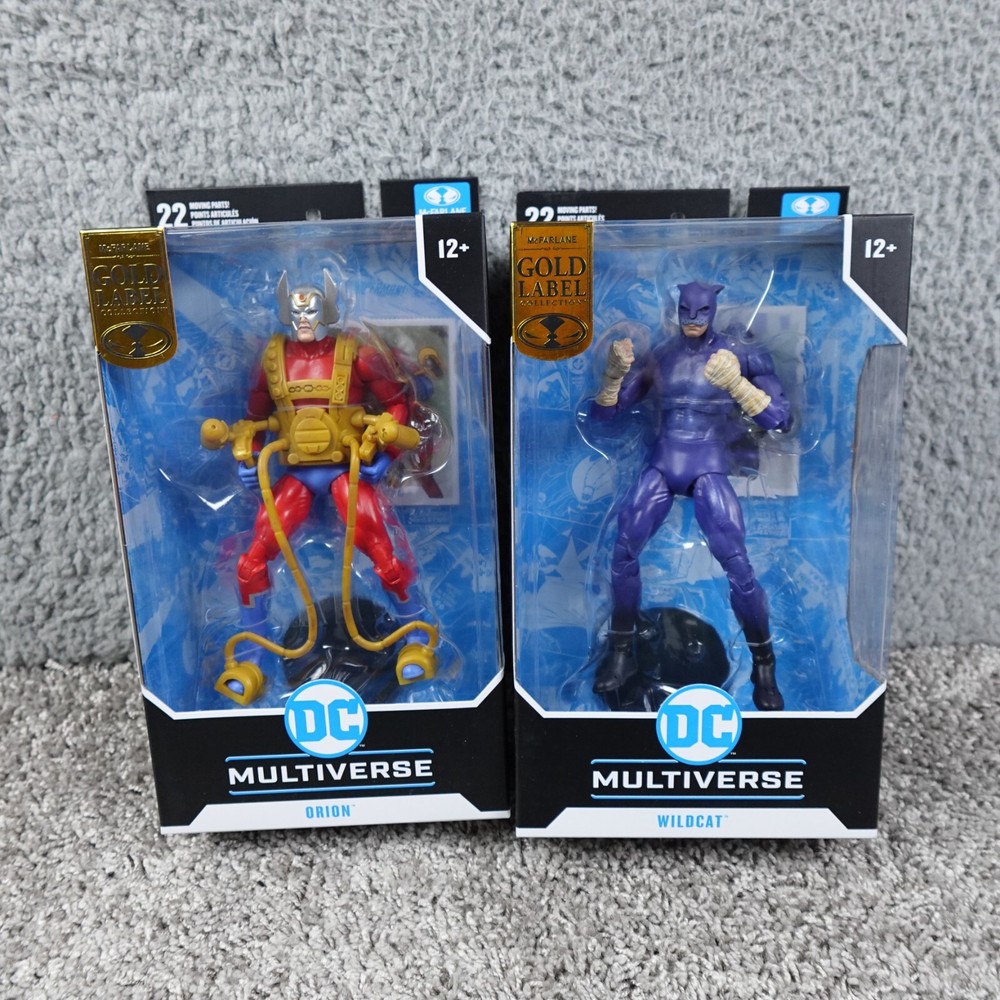 Mcfarlane Dc multiverse  Gold Label ORION and WILDCAT New