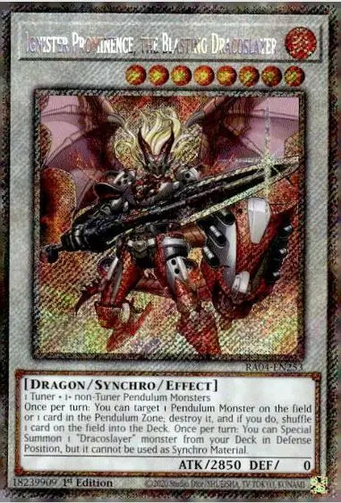 Ignister Prominence Blasting Duelist Nexus NM Yugioh QCSR