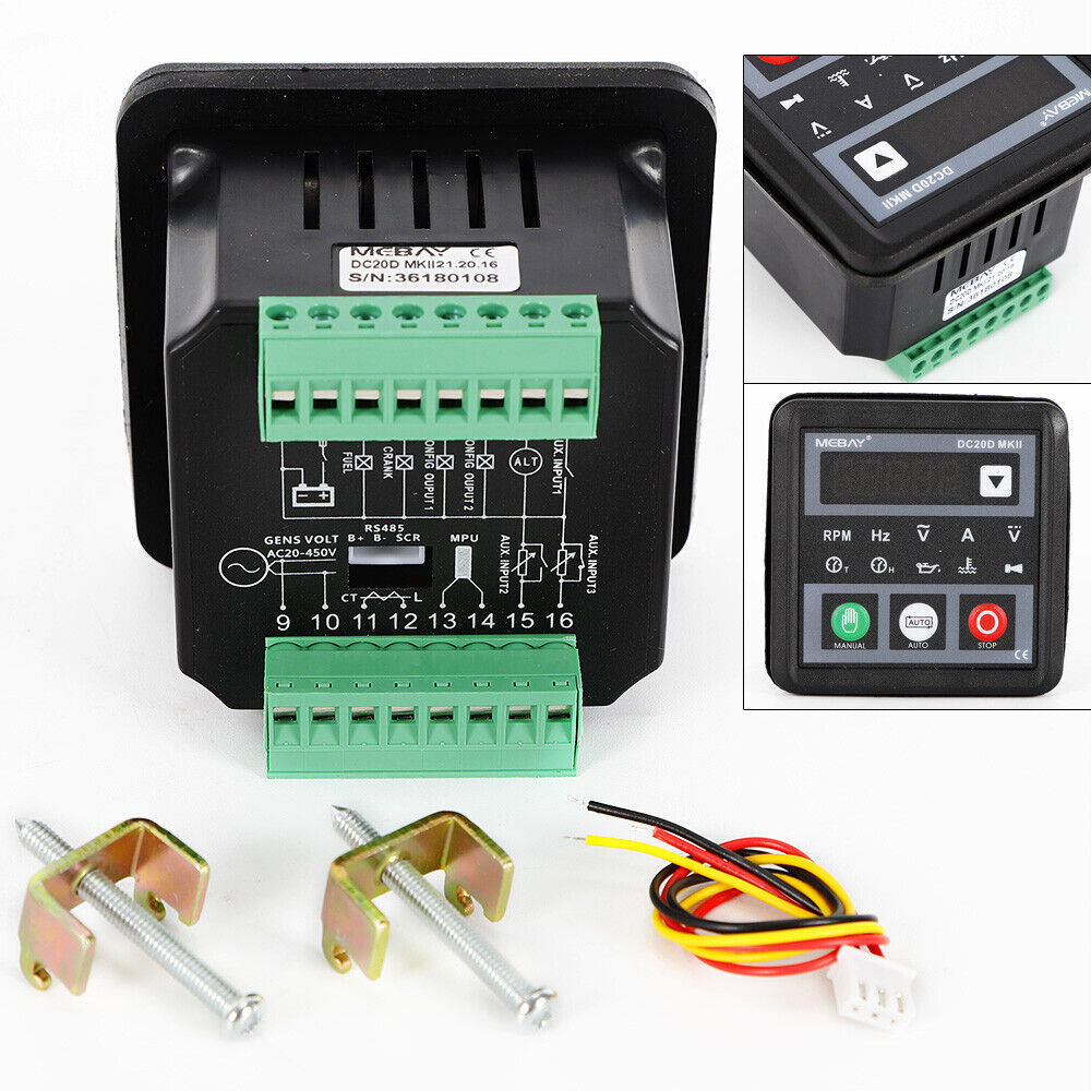 DC20D MKII Genset Controller Module Control Panel for Engine & Generator