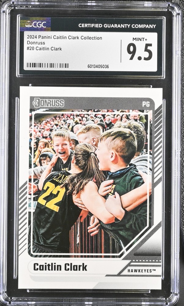 2024 Panini Caitlin Clark Collection Caitlin Clark #20 Donruss CGC 9.5