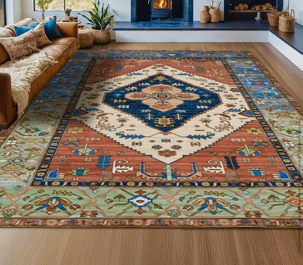 6x9 Washable Boho Moroccan Vintage Bohemian Area Rugs