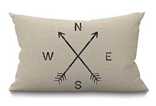 Rustic Farmhouse 12x20 Arrow Pillow Cover Case Md027