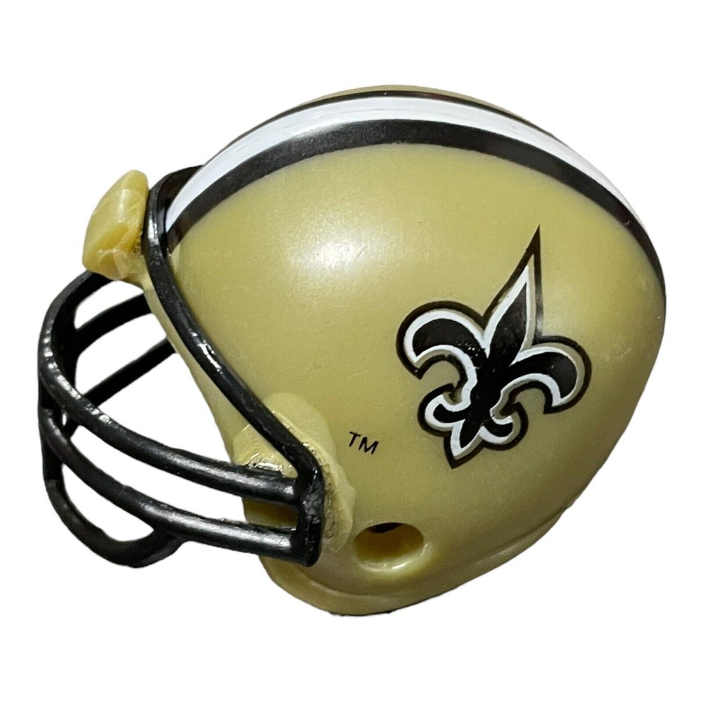 Vintage New Orleans Saints NFL Mini Football Helmet and Face Mask by Franklin  