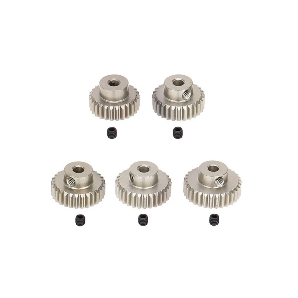 5* 48DP 3.175mm 26T-30T Pinion Gear For 1/10 RC Car Brushed Brushless Motor