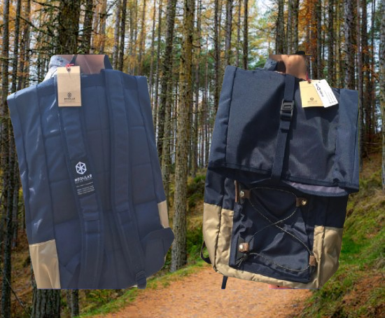 Clearance Sale BLUE backpack High School Travel Laptop Rucksack Zipper Bag NEW