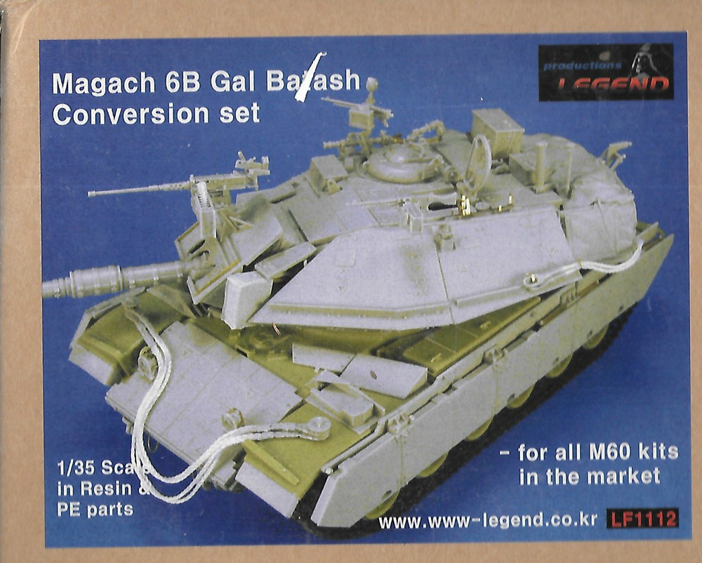 Legend Magach 6B Gal Batash Conversion Set 1/35 Resin Photo Etch M60 Kit #LF1112