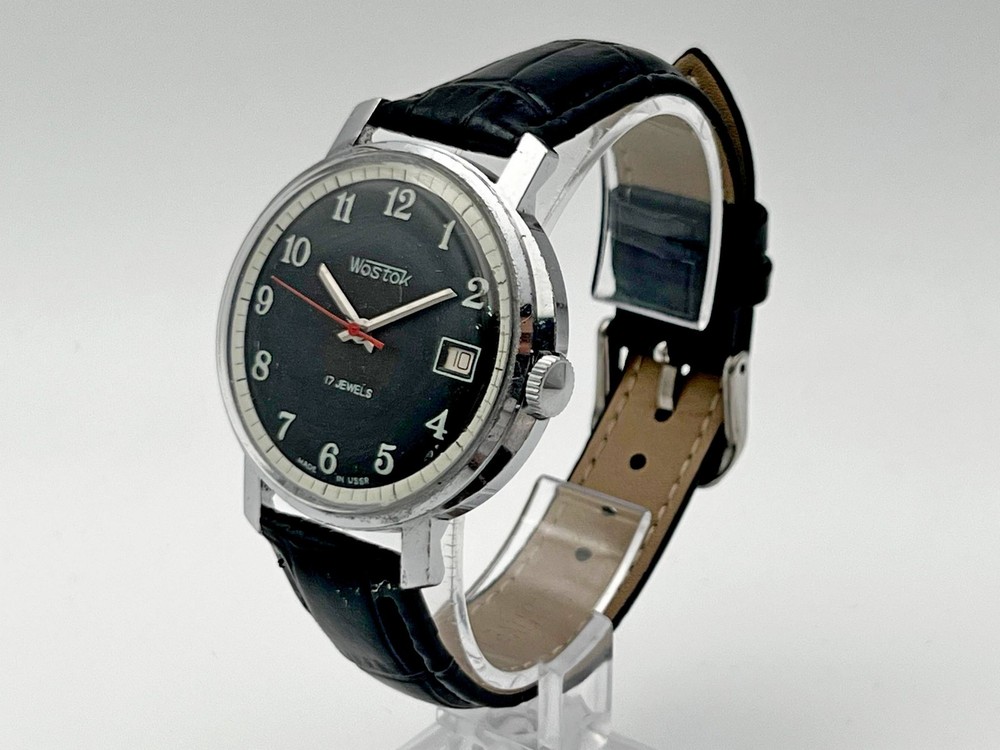 Wostok 2414 Vintage Mechanical Wristwatch 17 Jewels Vostok USSR Serviced Watch