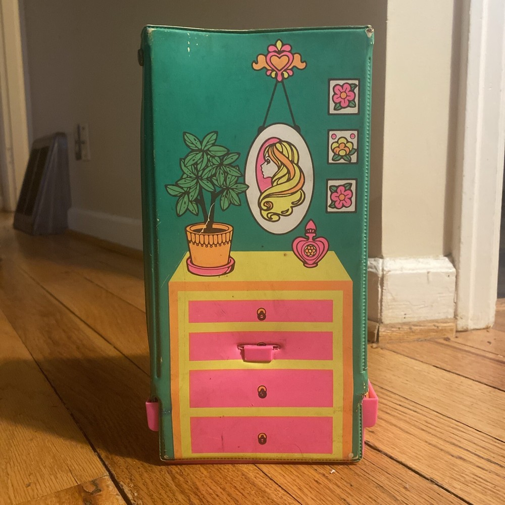 Rare Vintage 1975 Barbie Bathe'n Beauty Place Set By Mattel 31091 Neon 9056