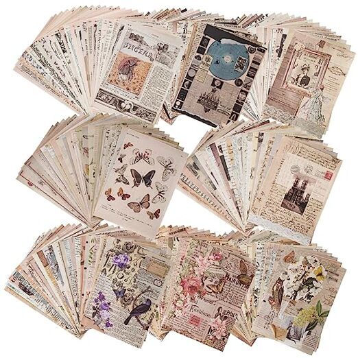 192-Sheet Scrapbook Paper Set for Journaling and Crafting