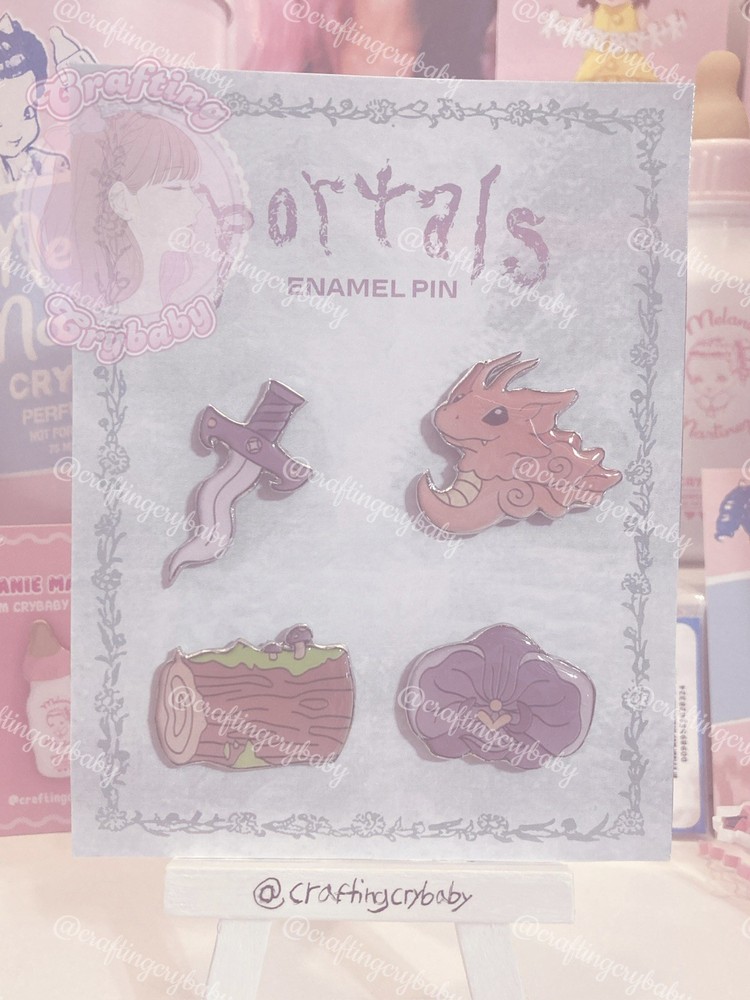 ♡CUSTOM Melanie Martinez Battle of the Larynx Pin Pack♡