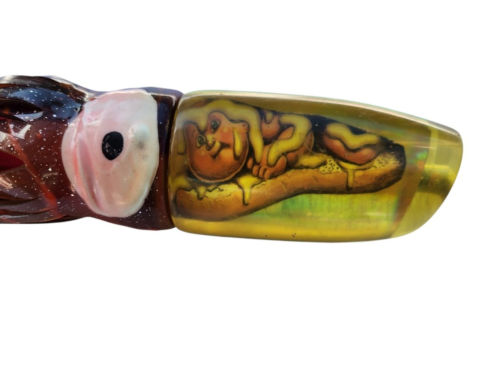 Rick Rose Garbage Pail Kid Hawaiian Trolling Fishing Lure Big Game saltwater 80s