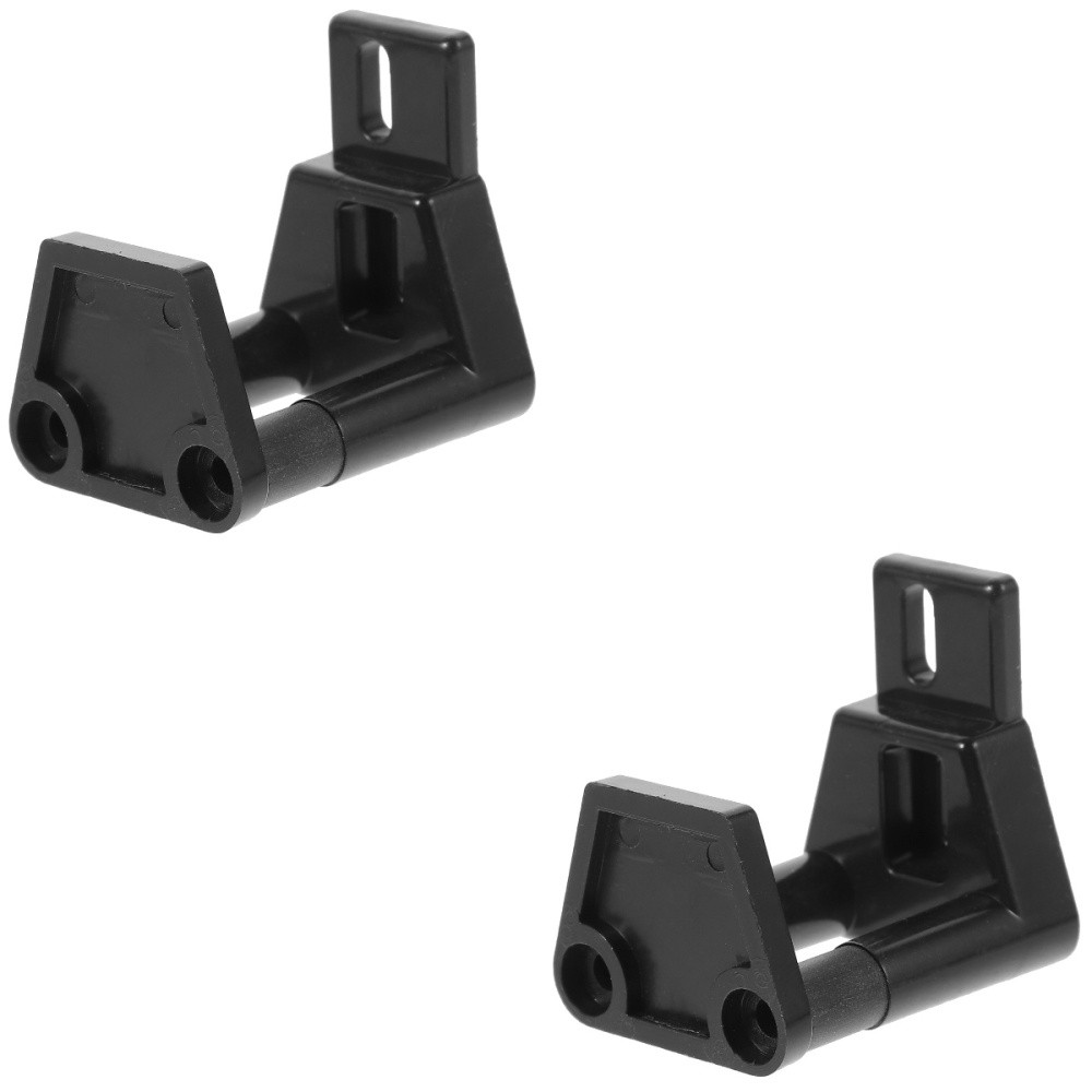 2-Pack Adjustable Sliding Door Floor Guide & Swing Stopper