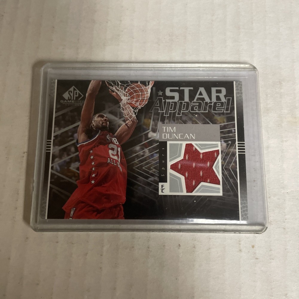2003-04 SP Game Used - All-Star Apparel #TD-AS Tim Duncan (MEM)