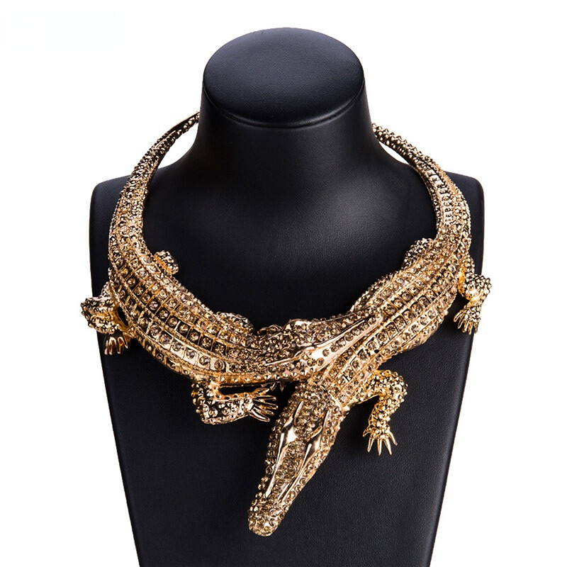 Full Crystal Necklace for Women Fashion Trending Necklace Collar New