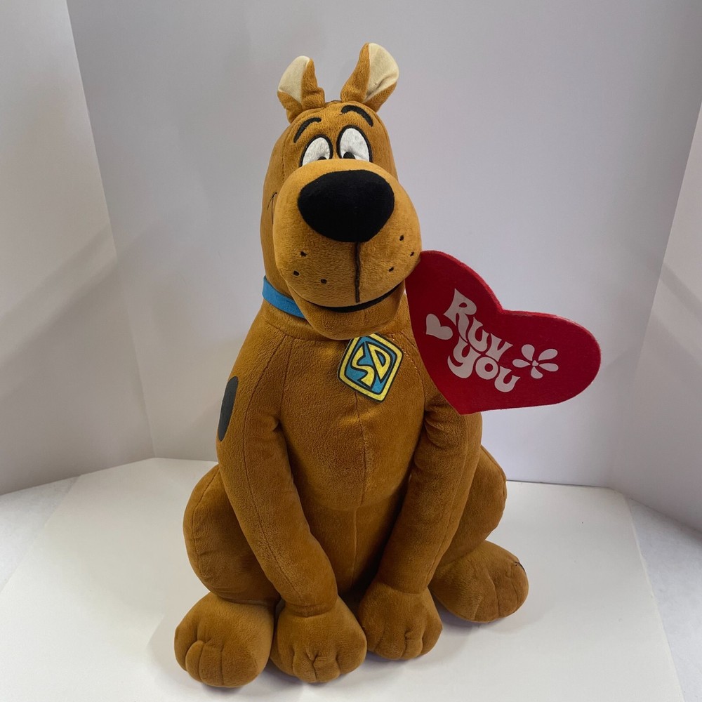 Scooby-Doo Plush Dog Ruv You Heart Large 22
