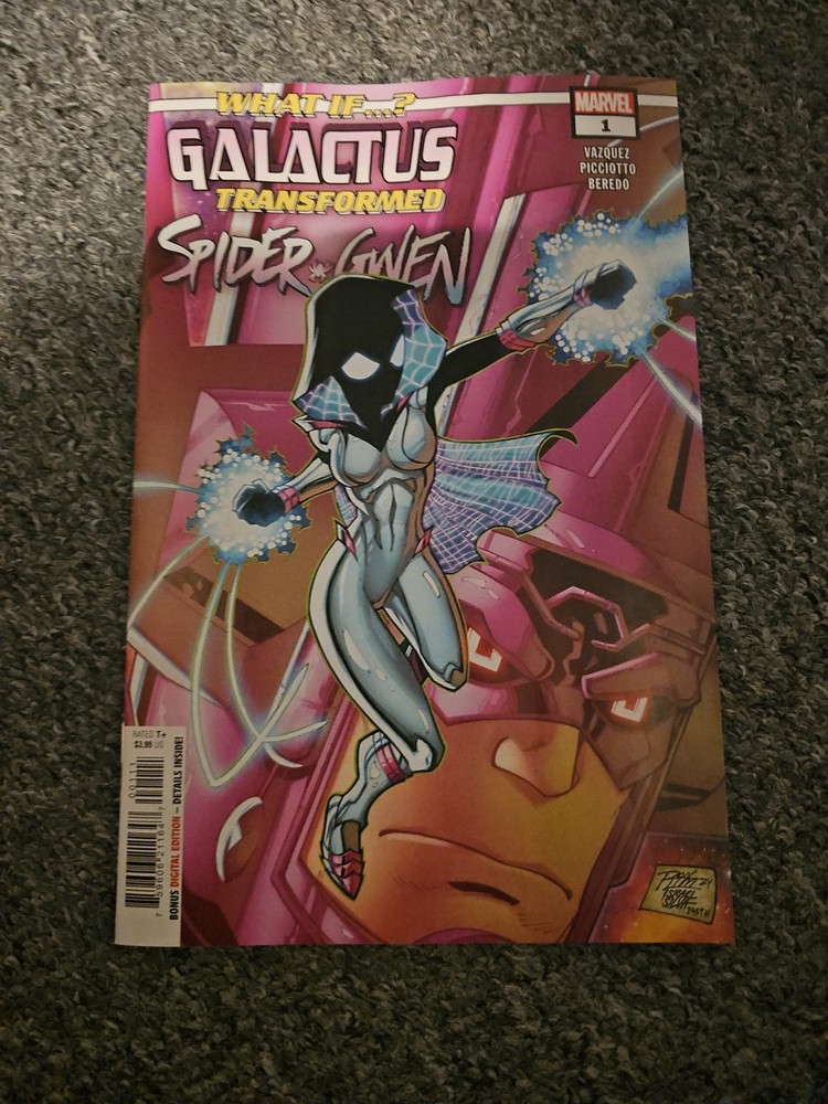 Spider-Gwen Faces Galactus in a Shocking Transformation NM #1