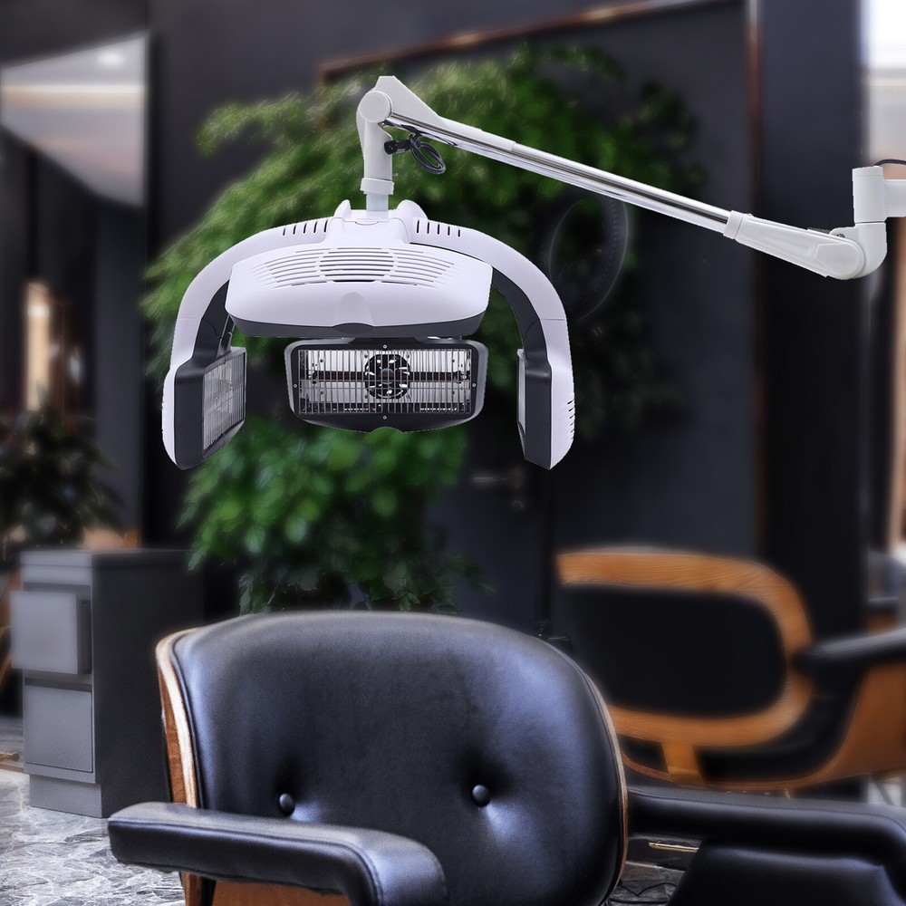 1250w Wall Mount Hair Hood Dryer Beauty Salon Equipment Adjustable Swing Arm