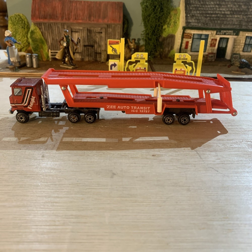 Diecast 1980's Zee Toys K1 Mack Truck Cab And Car Transporter - Rare