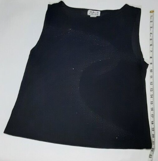 Style & Co Sleeveless Blouse Black Dressy XL