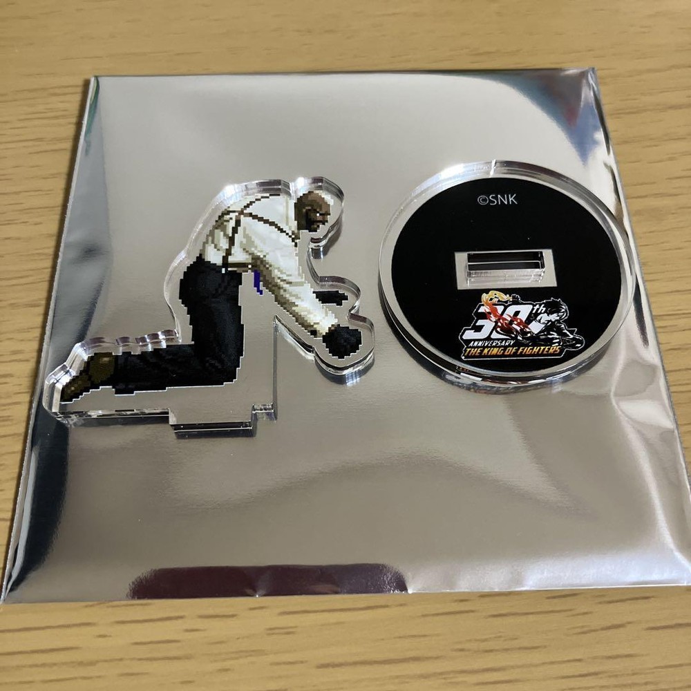 KOF 30th Anniversary Seth Pixel Art Acrylic Stand Anime Collectible