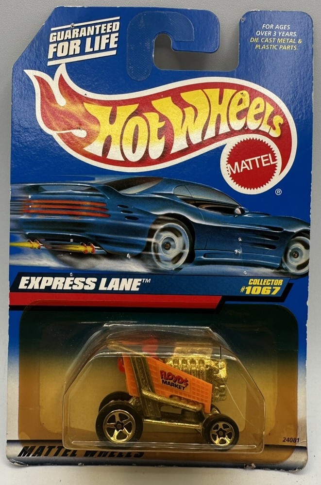 Hot Wheels Express Lane Collection #1067 Die-Cast Orange Mattel 2013