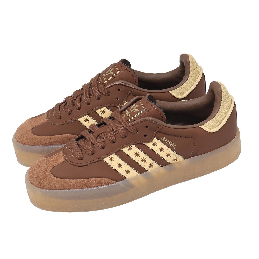 adidas Originals Sambae W Preloved Brown Orange Tint Gum Women Casual JS3958