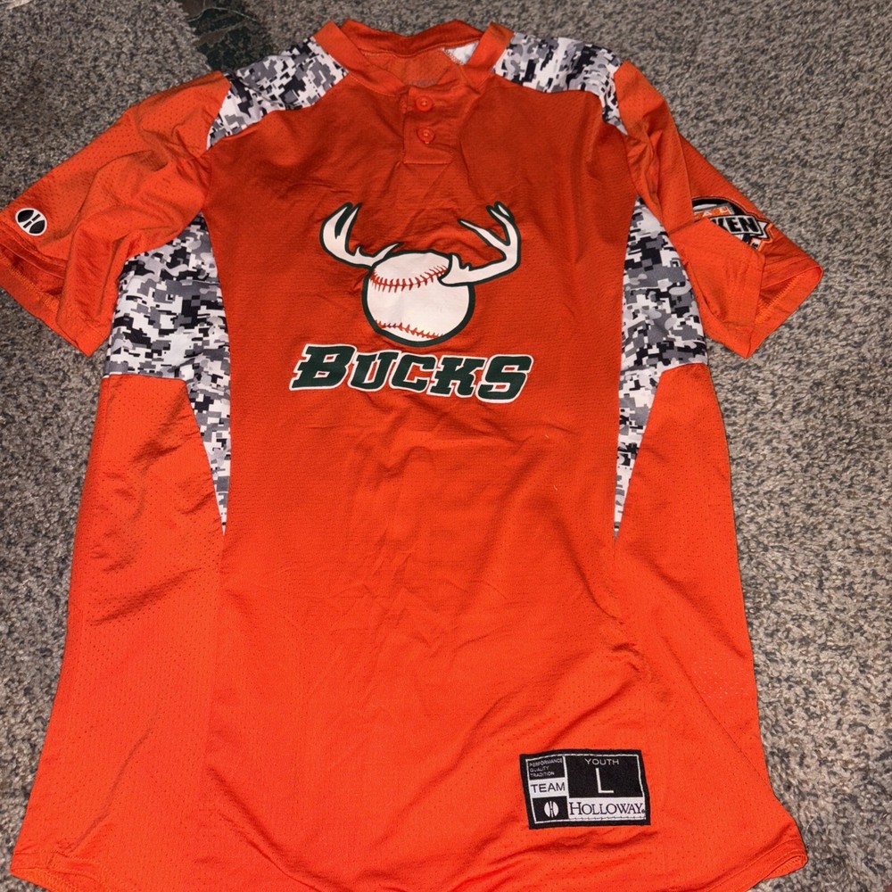 Holloway ,Youth Large, Jersey Orange