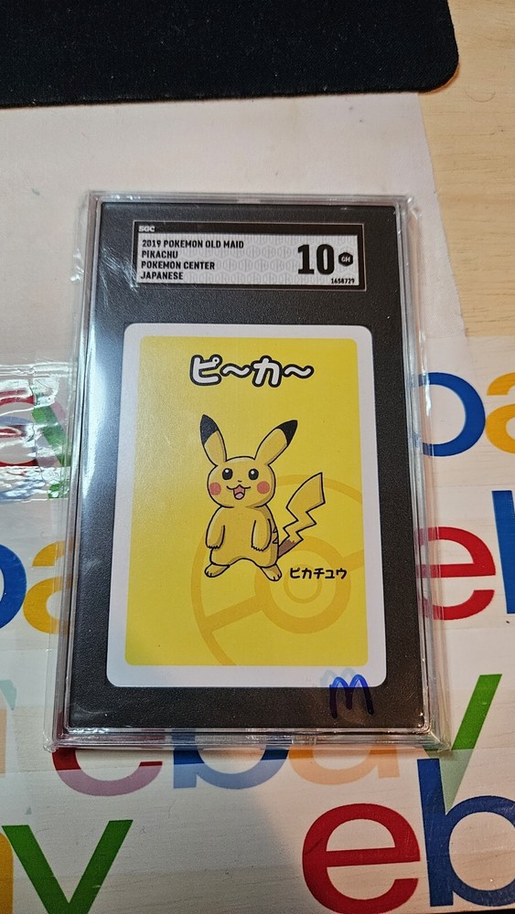 Pokemon Pikachu Old Maid SGC 10 2019 Japanese Babanuki Playing Card