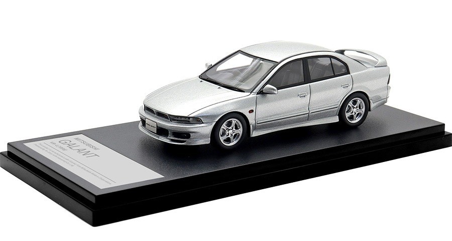 Hi-Story 1:43 MITSUBISHI GALANT VR-4 1996 hamilton silver HS513SL